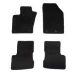 Πατάκια από μοκέτα Μεσαίας Ποιότητας μαύρα συμβατά με Fiat 500 X μοντ. 2015-Σήμερα 4τμχ